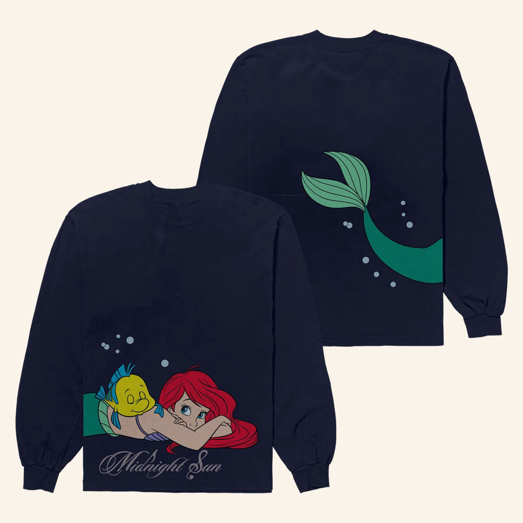 Zara Larsson X Disney Merch 2026 Zara Larsson X The Little Mermaid Long Sleeve Shirt Gifts