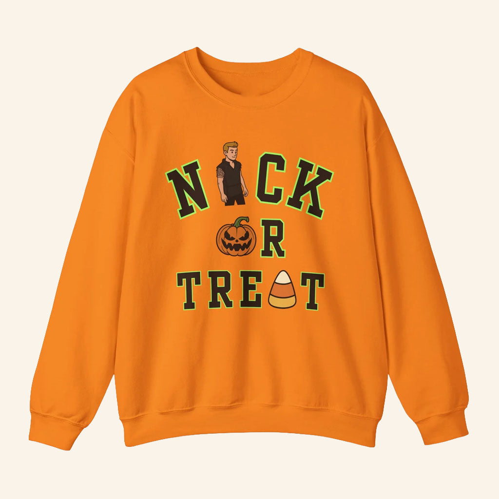 Nick Carter Merch Nick-Or-Treat Halloween 2026 Candy Comic Sweatshirt Spooky Gift For Fans