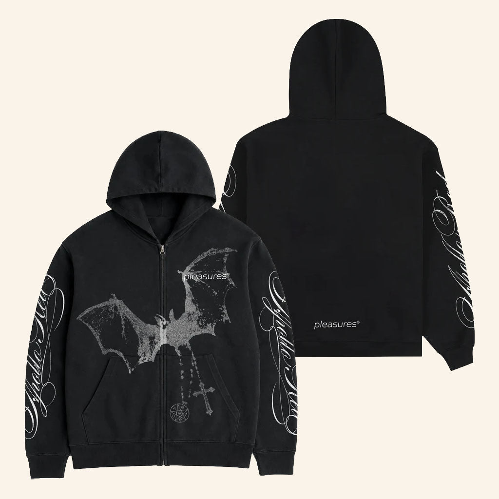 Pleasures Merch 2026 Pleasures X ApolloRed1 AR1 Zip Hoodie Gift For Dudes