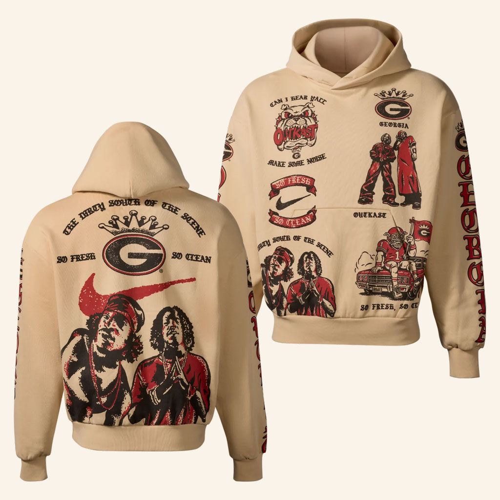 University of Georgia X Outkast Merch Class Trip x UGA x Outkast Senior Hoodie Hip Hop Gifts