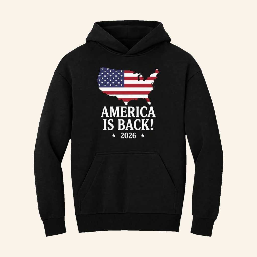 Brandon Tatum Merch 2026 America Is Back USA Map Hoodie Patriotic Gift Ideas