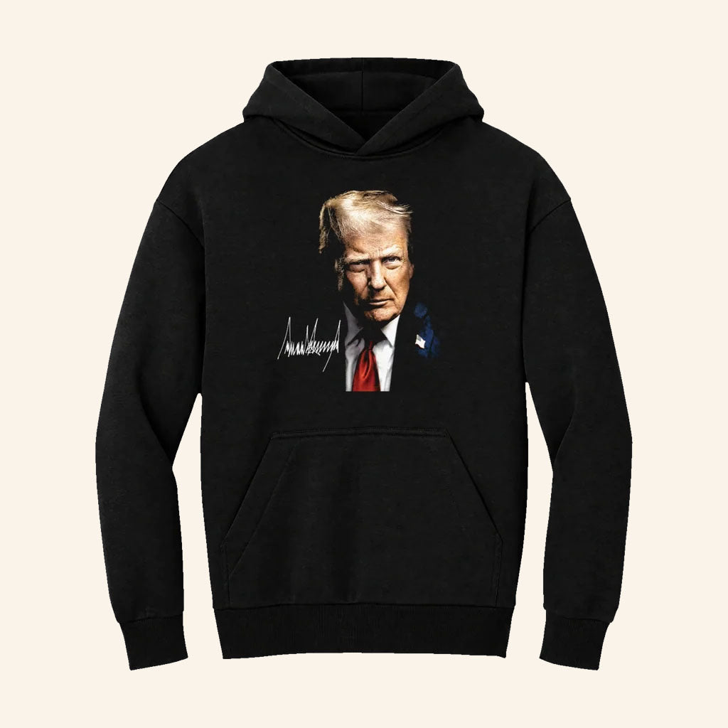 Brandon Tatum Merch 2026 Big Trump Face Hoodie MAGA Merch Gift For Trump Supporters