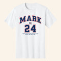 Brandon Tatum Merch 2026 Mark 11 24 T-Shirt White Bible Verse Clothing Faith Gifts