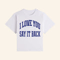 Lonely Ghost Merch 2026 Collegiate T-Shirt I Love You Say It Back Shirt Streetwear Clothing