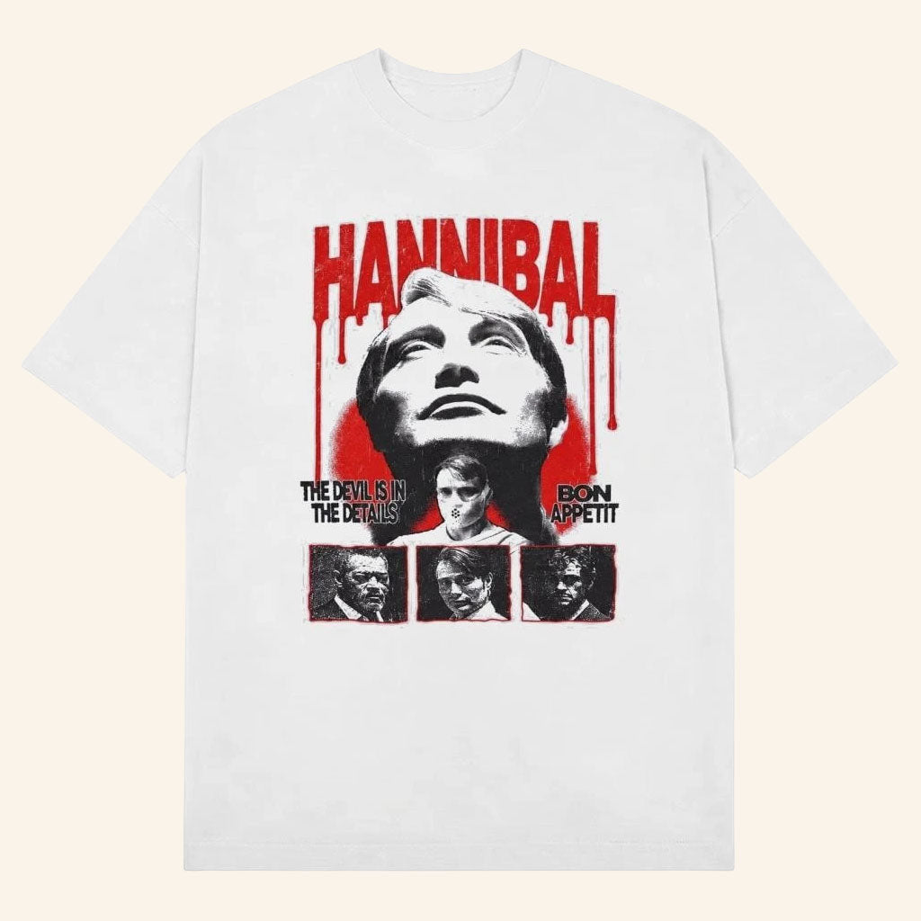 Mads Mikkelsen Hannibal Devil In The Details T-Shirt Hannibal Movie Merch Gift For Fans