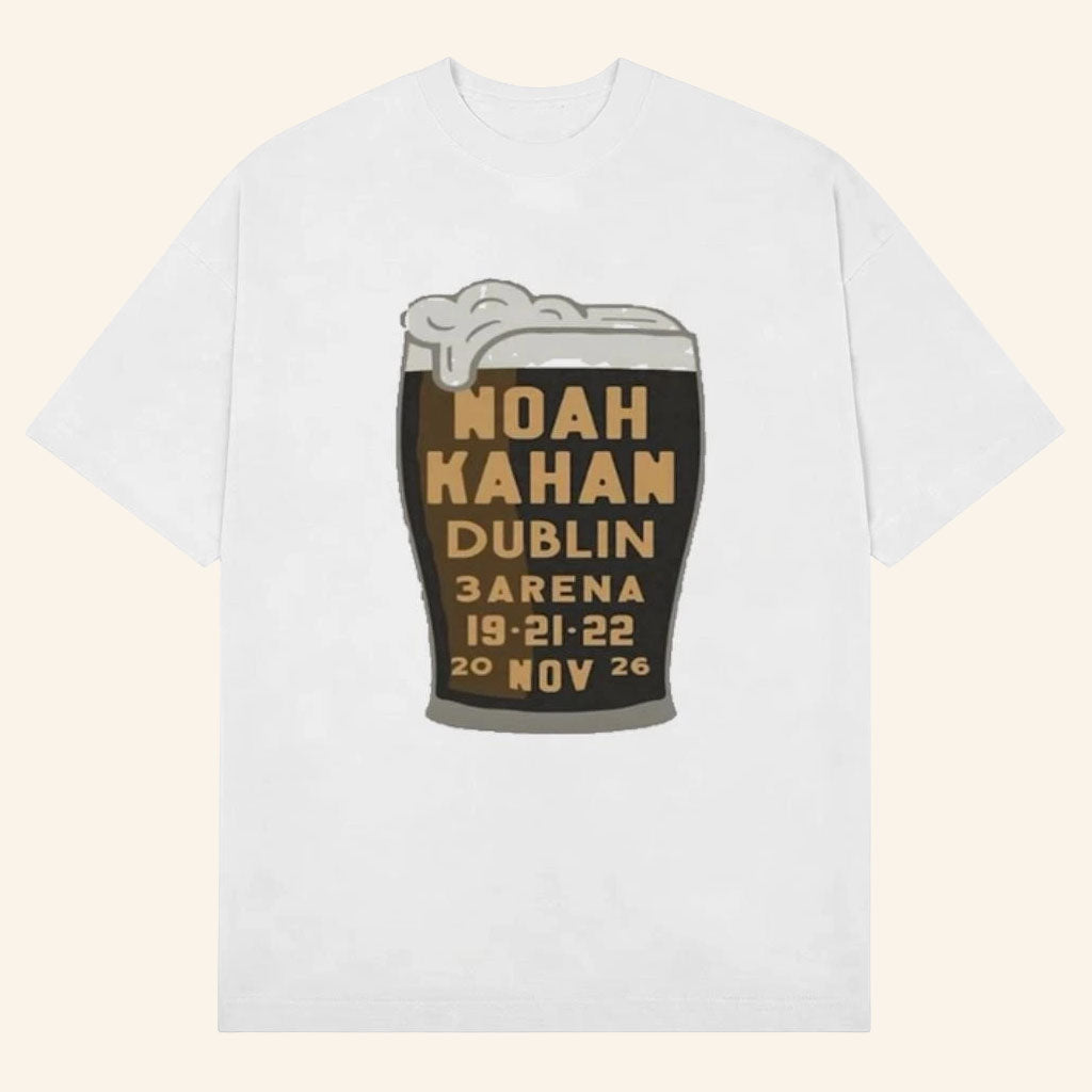 Noah Kahan Live At 3Arena Dublin Ireland November 19 21 22 2026 Tour T-Shirt Noah Kahan Merch