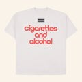 Pleasures Merch 2026 Nordique T-Shirt Cigarettes And Alcohol Shirt Pleasures X Oasis Merch