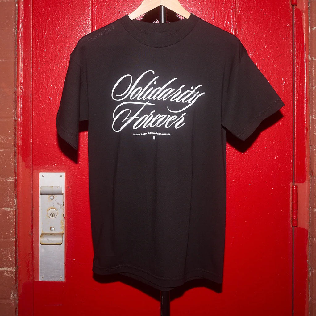 DSA Merch 2026 Solidarity Forever Script T-Shirt Gift For Socialism Supporters