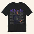 Nick Carter Merch 2026 Live Life Tragedy Live Show Photo T-Shirt Presents Music Lovers