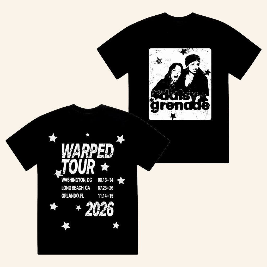 Daisy Grenade Merch 2026 Warped Tour T-Shirt Daisy Grenade Tour Shirt Present For Music Lovers'