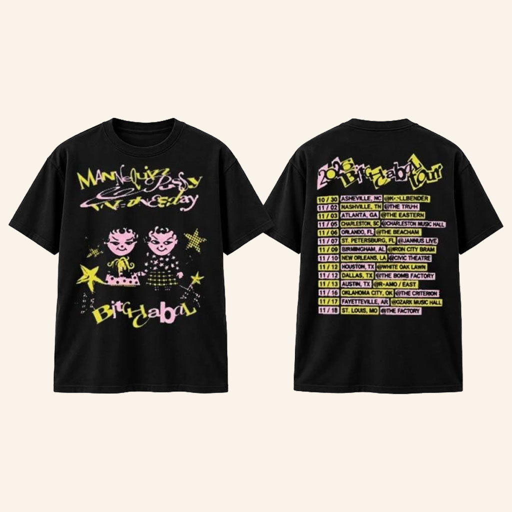 Mannequin Pussy Merch 2026 The Bitch Cabal Tour Dates T-Shirt Present For Band Fans