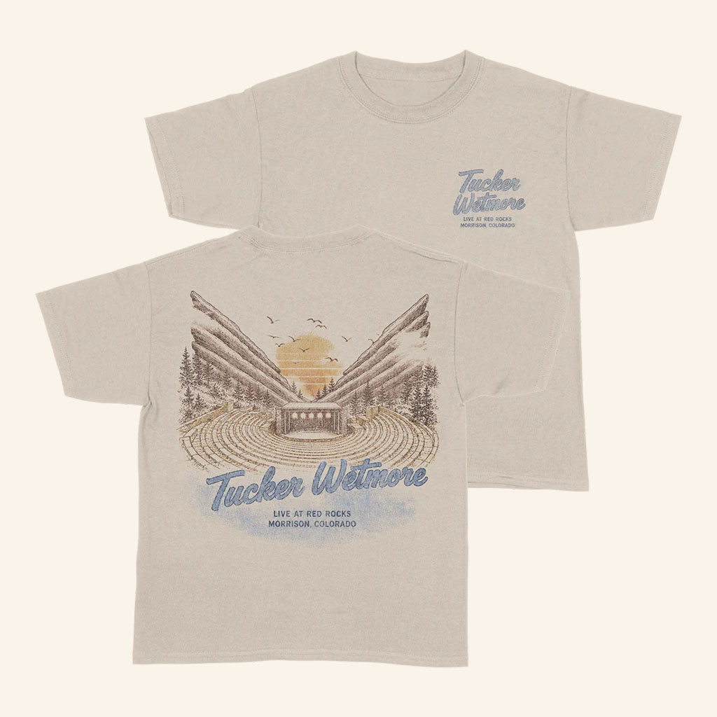 Tucker Wetmore Merch 2026 Live At Red Rocks T-Shirt Best Gift For Country Fans