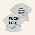Ghetto Rodeo Merch 2026 Fck ICE T-Shirt No One Is Illegal On Stolen Land Tee Advocates Gifts