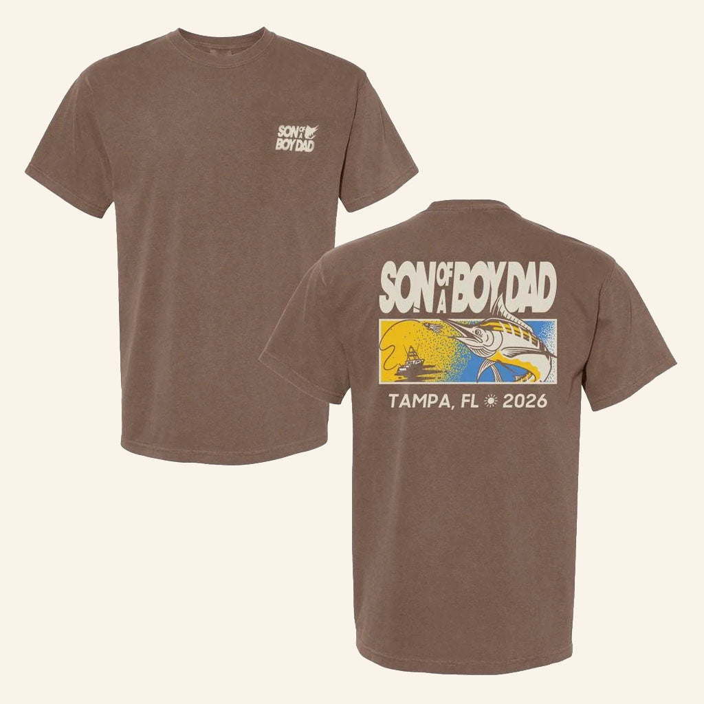 Son Of A Boy Dad Merch 2026 SOABD Fish T-Shirt Comedy Podcast Shirt Gifts For Dad