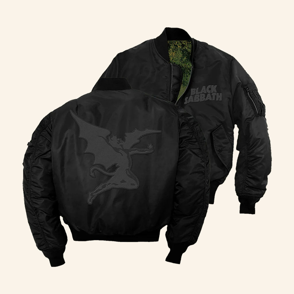 Black Sabbath Merch 2026 Tonal Henry Flight Jacket Presents For Music Lovers