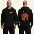Rocket From The Crypt Band Merch Scream Frankenstein Scream Scorpion Zip Hoodie Fan Gifts