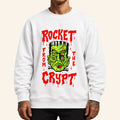 Rocket From The Crypt Band Merch The Frankenstein White Sweatshirt Present For Music Fans