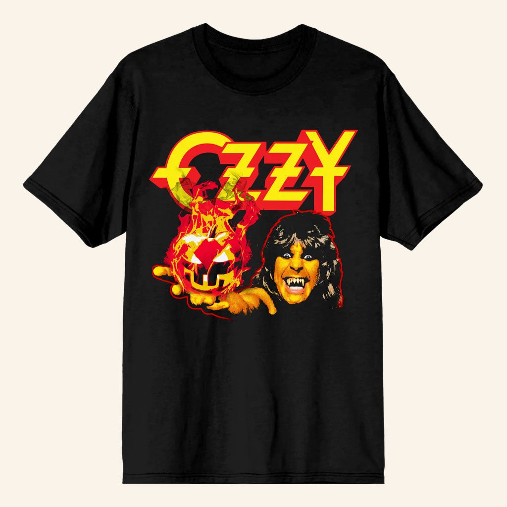 Ozzy Osbourne Merch 2026 Halloween Pumpkin T-Shirt Black Best Gifts For Music Lovers
