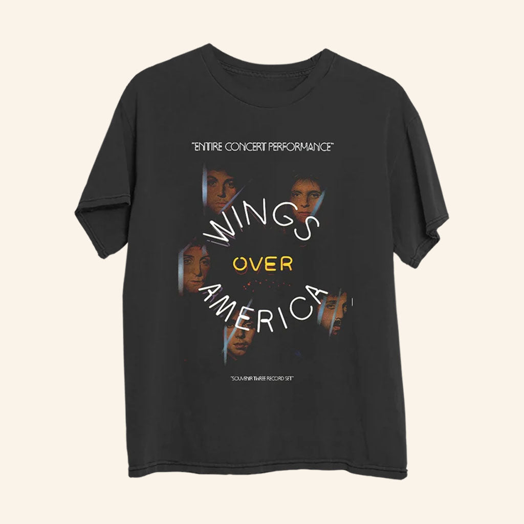 Paul McCartney Merch 2026 Wings Over America T-Shirt Cool Gifts For Music Lovers