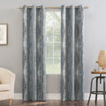 Abstract Painting Blackout Grommet Curtain Panel - Thermal Privacy
