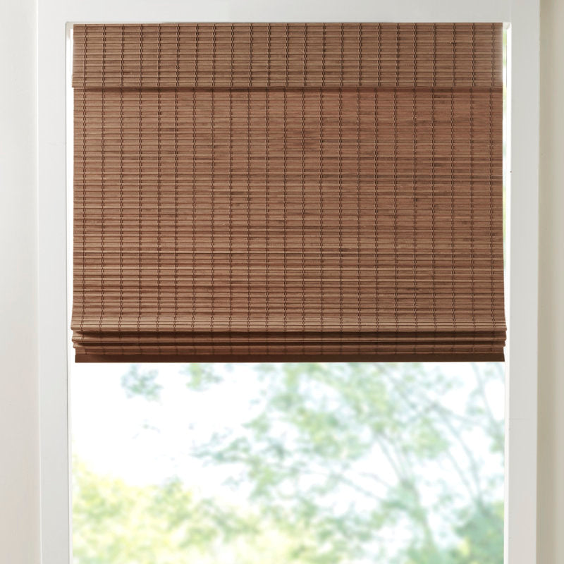 Eastfield Bamboo Roman Shade - Cordless Light Filtering Window Blind