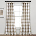 Kelly Checker Room Darkening Curtains - Plaid Window Panels (Set of 2)