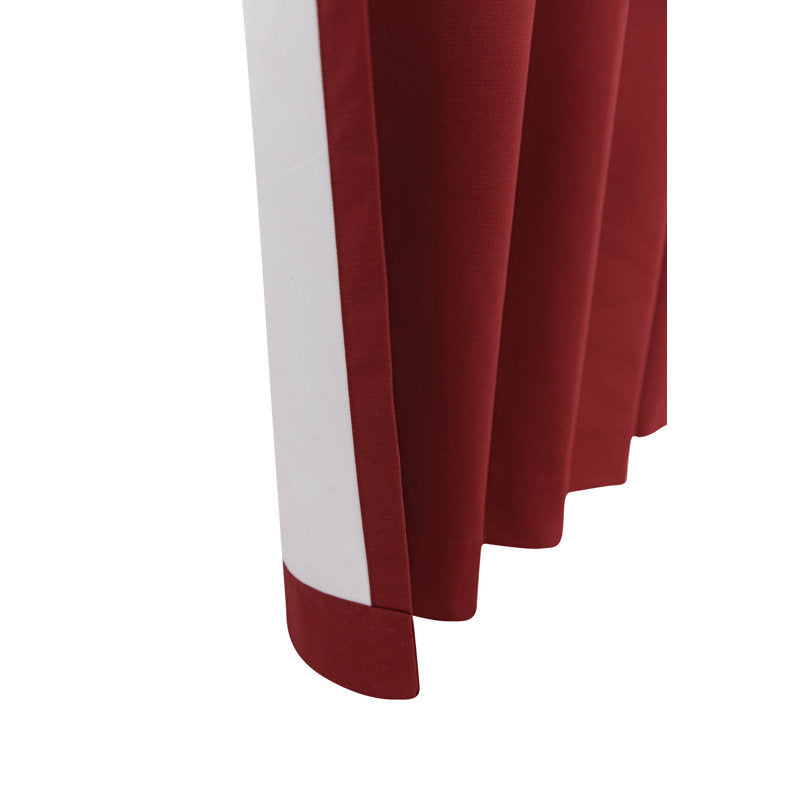 100% Cotton Thermal Room Darkening Tab Top Curtain Panels (Set of 2)