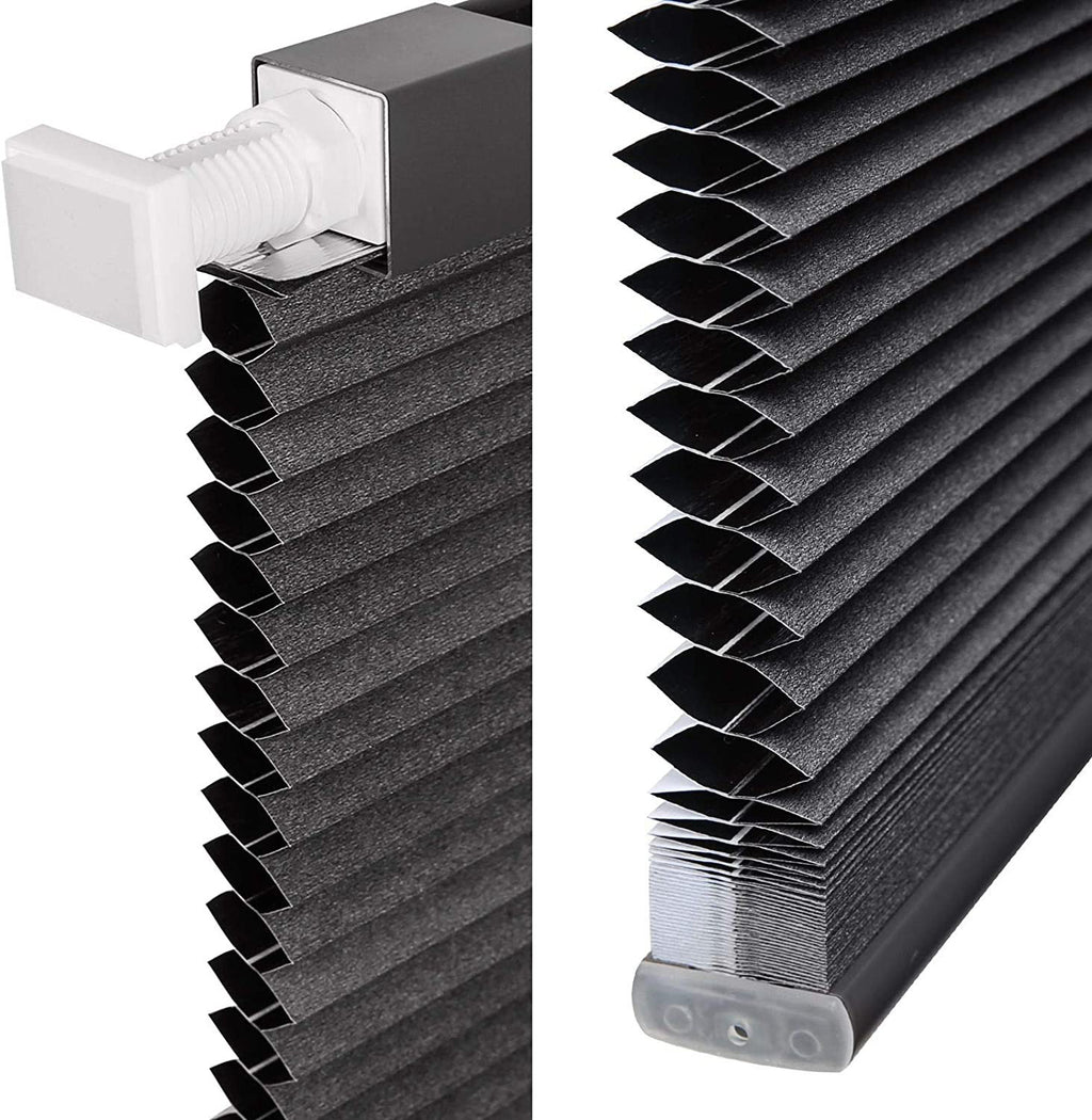 No-Drill Cordless Blackout Cellular Shades for Bedroom & Privacy