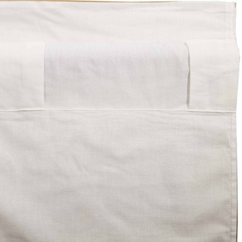 Ruffled Linen Cafe Curtains - Farmhouse Tier Set for Kitchen & Bath