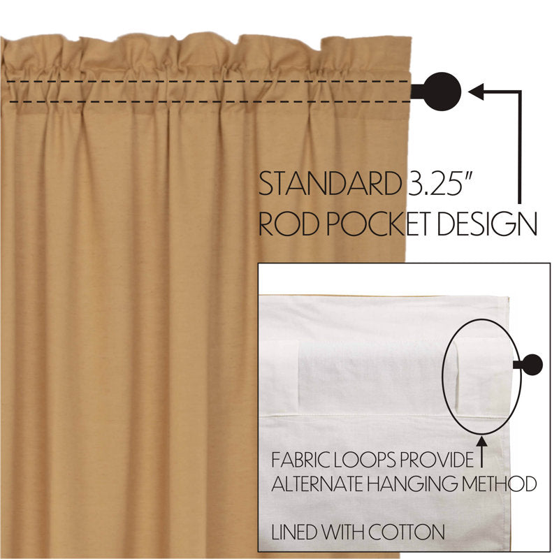 Ruffled Linen Cafe Curtains - Farmhouse Tier Set for Kitchen & Bath