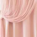 Room Darkening Sliding Panel Set - Polyester Sheer & Solid Curtains